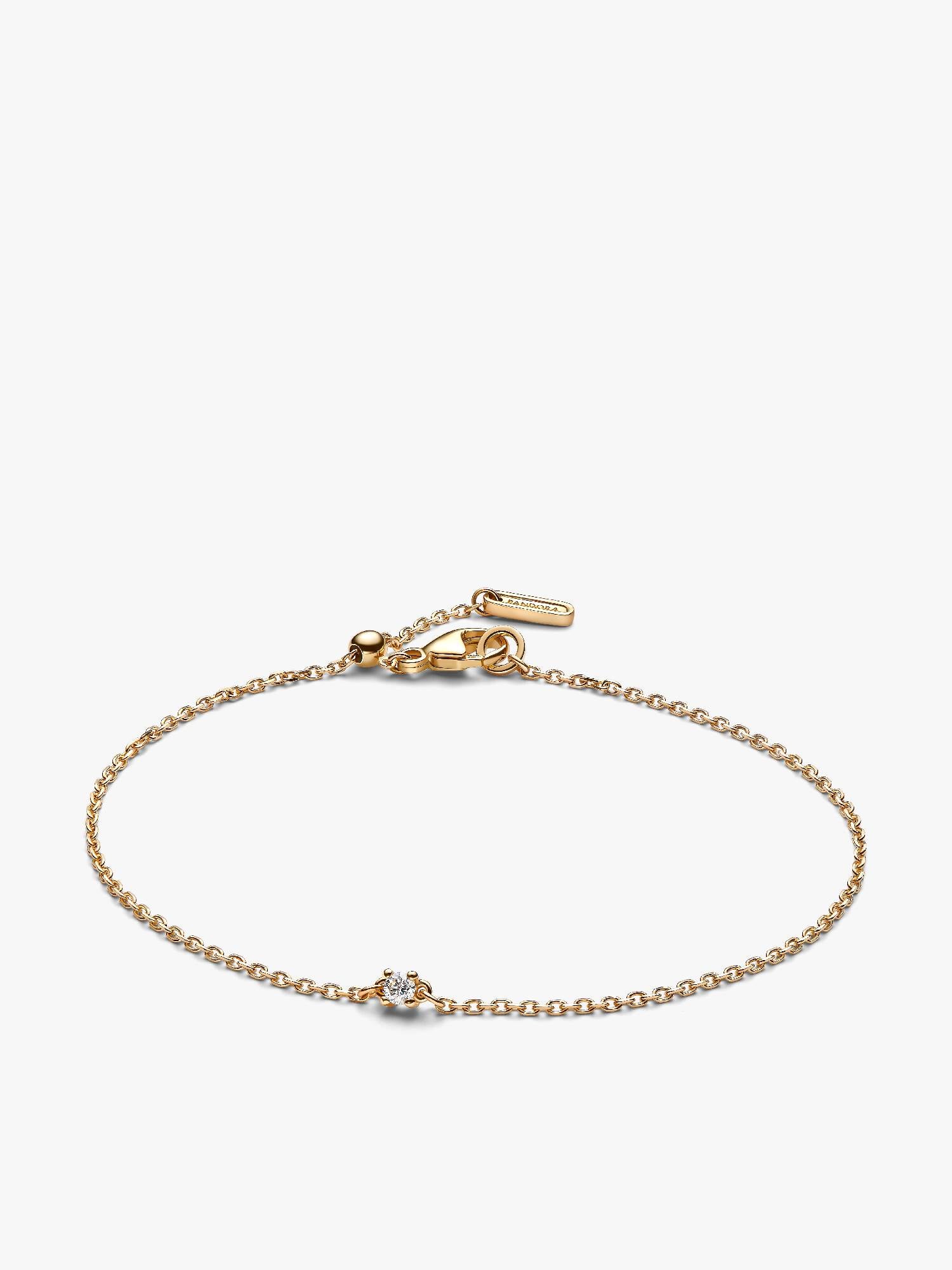 Bracciale Era in oro 14k con diamante creato in laboratorio