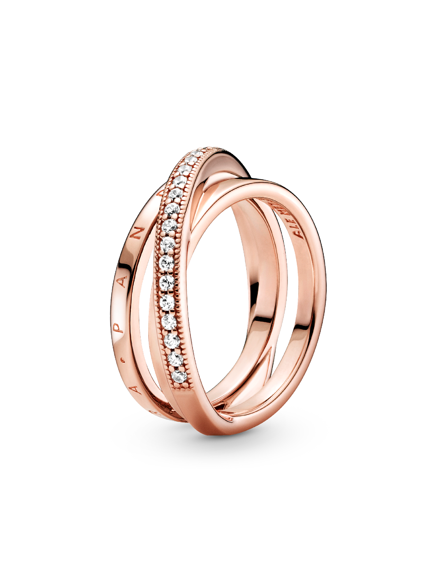 Anello Linee intrecciate