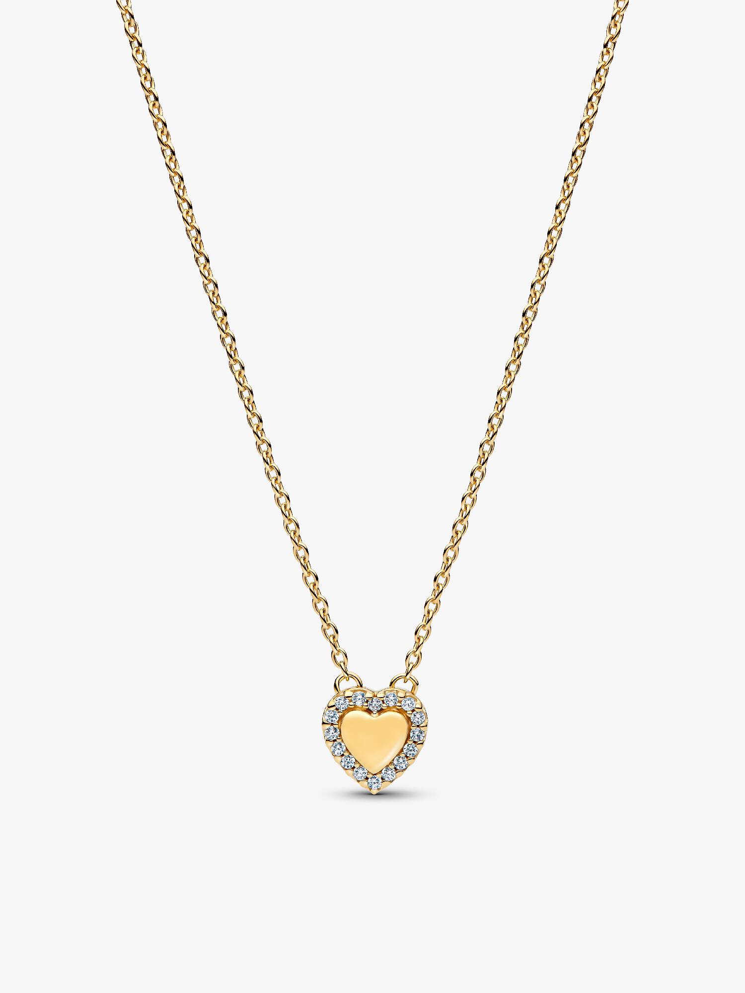 Collana Cuore e Pavè da incidere