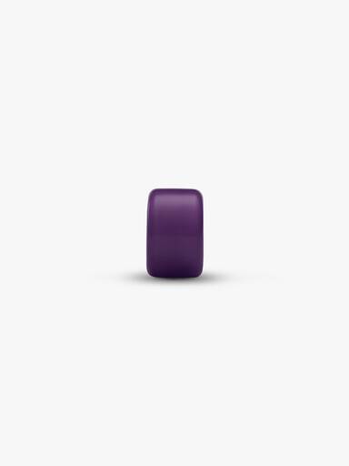 Mini Charm Vetro di Murano Viola