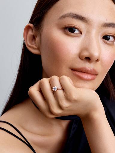 Anello Doppia Fascia con Cuore