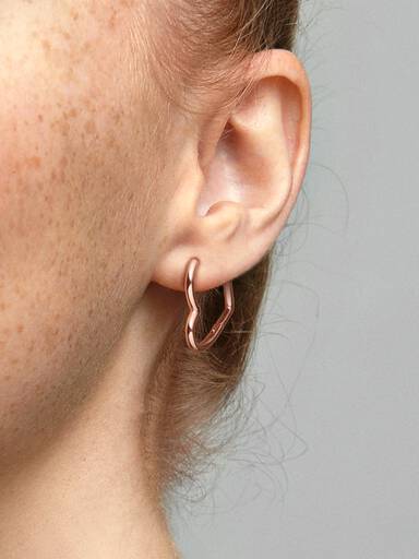 Orecchini cuore rosa - Gioielli - Orecchini - di Nello Specchio di Orecchini cuore rosa - Gioielli - Orecchini - di Nello Specchio di