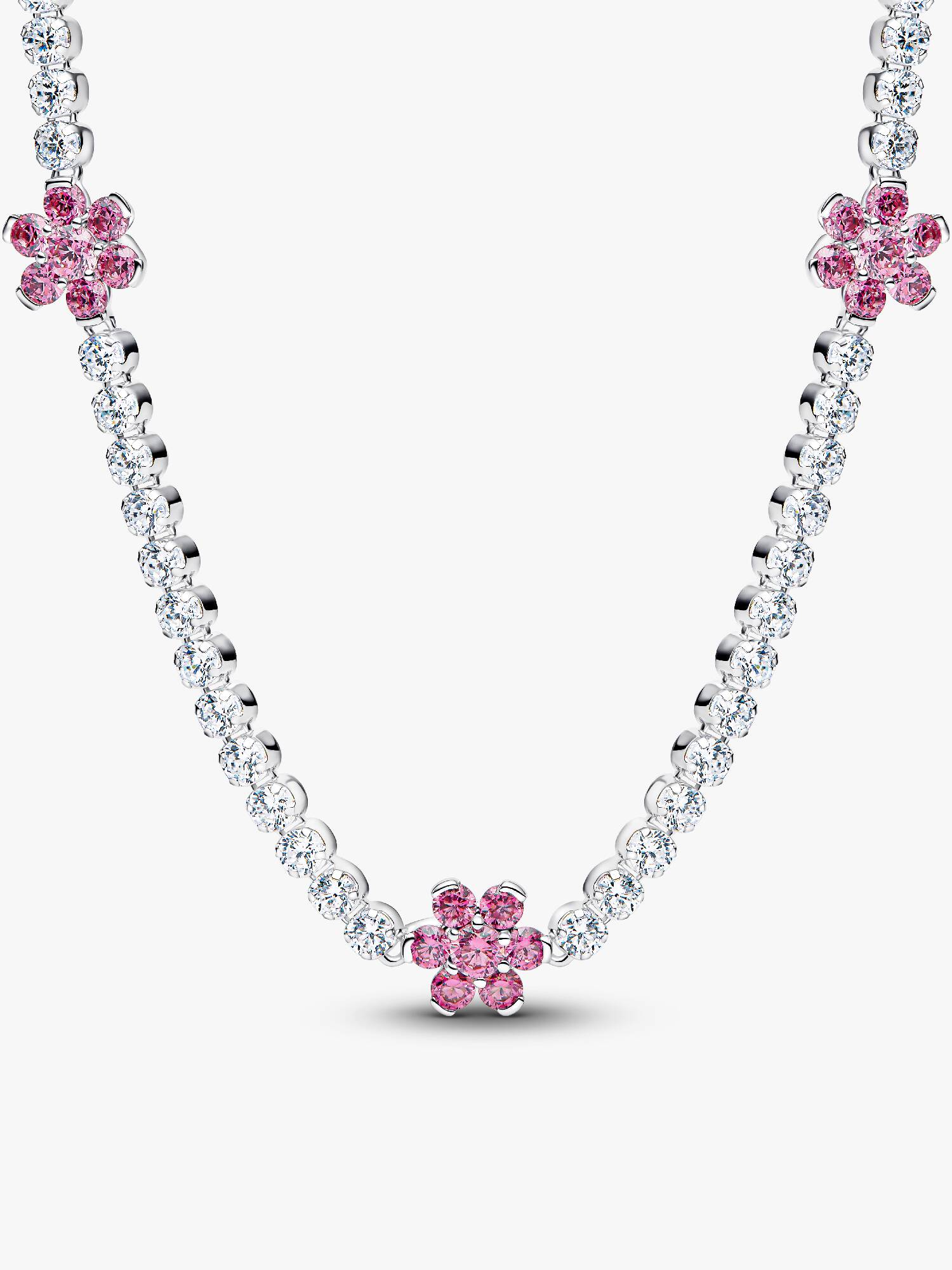 Collana Choker Fiori Rosa
