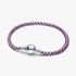 Bracciale Intreccio Tessuto Viola Bracciale Intreccio Tessuto Viola