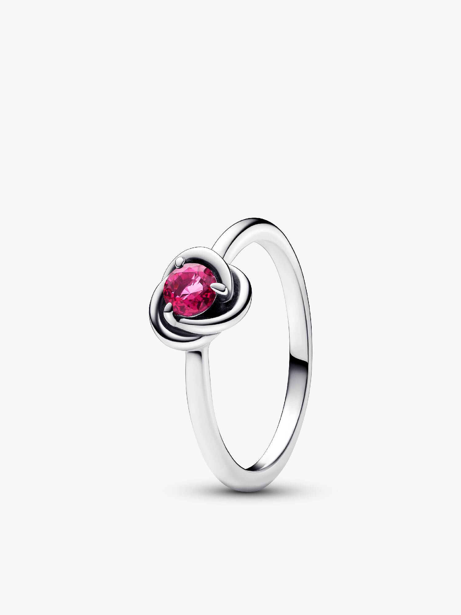 Anello Cerchio Eterno Rosa Ottobre