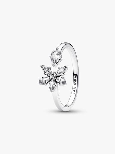 Anello Aperto Herbarium Fiore Luminoso