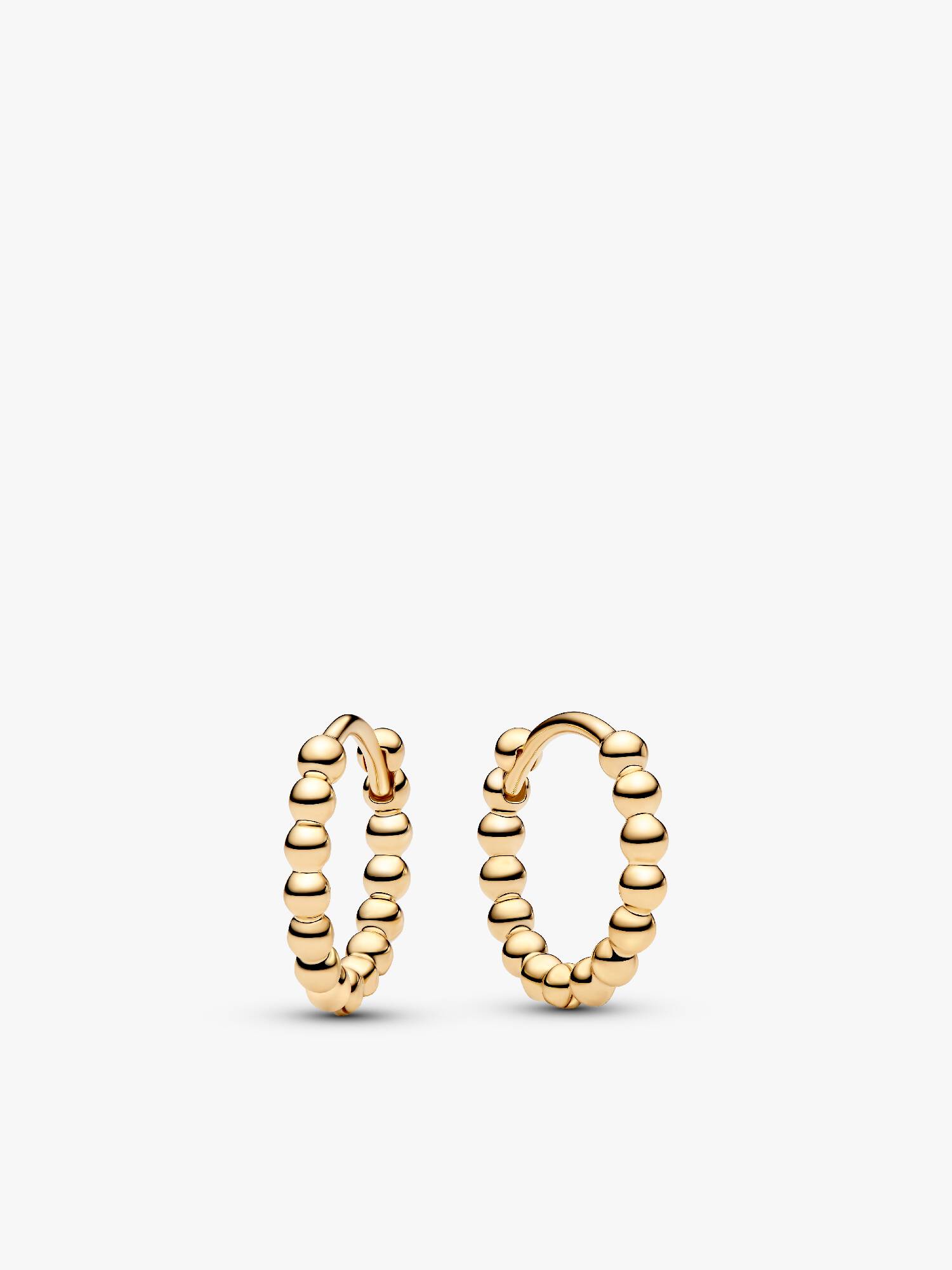 Orecchini Cerchi Era in oro 14k Catenina Sfere