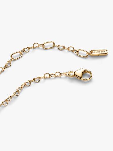 Bracciale Era in oro 14k Catenina Cuori Intrecciati