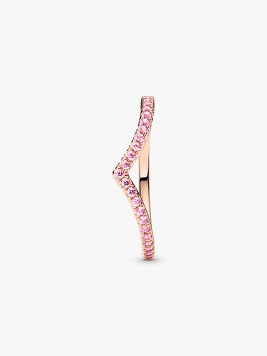 Anello Desiderio Scintillante Rosa