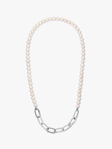 Collana Maglia Link con Perle d’Acqua Dolce Coltivate Pandora ME