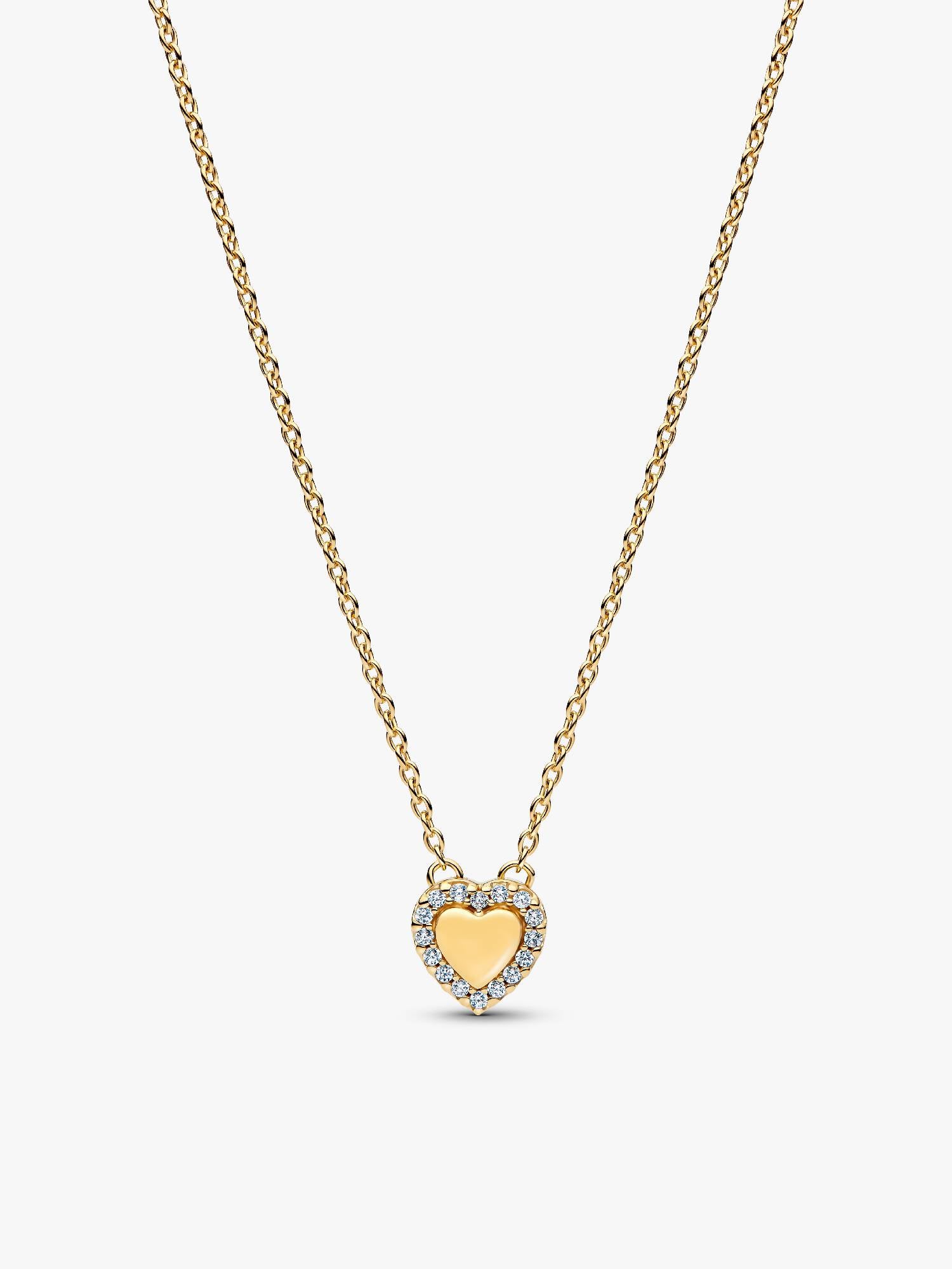 Collana Cuore e Pavè da incidere