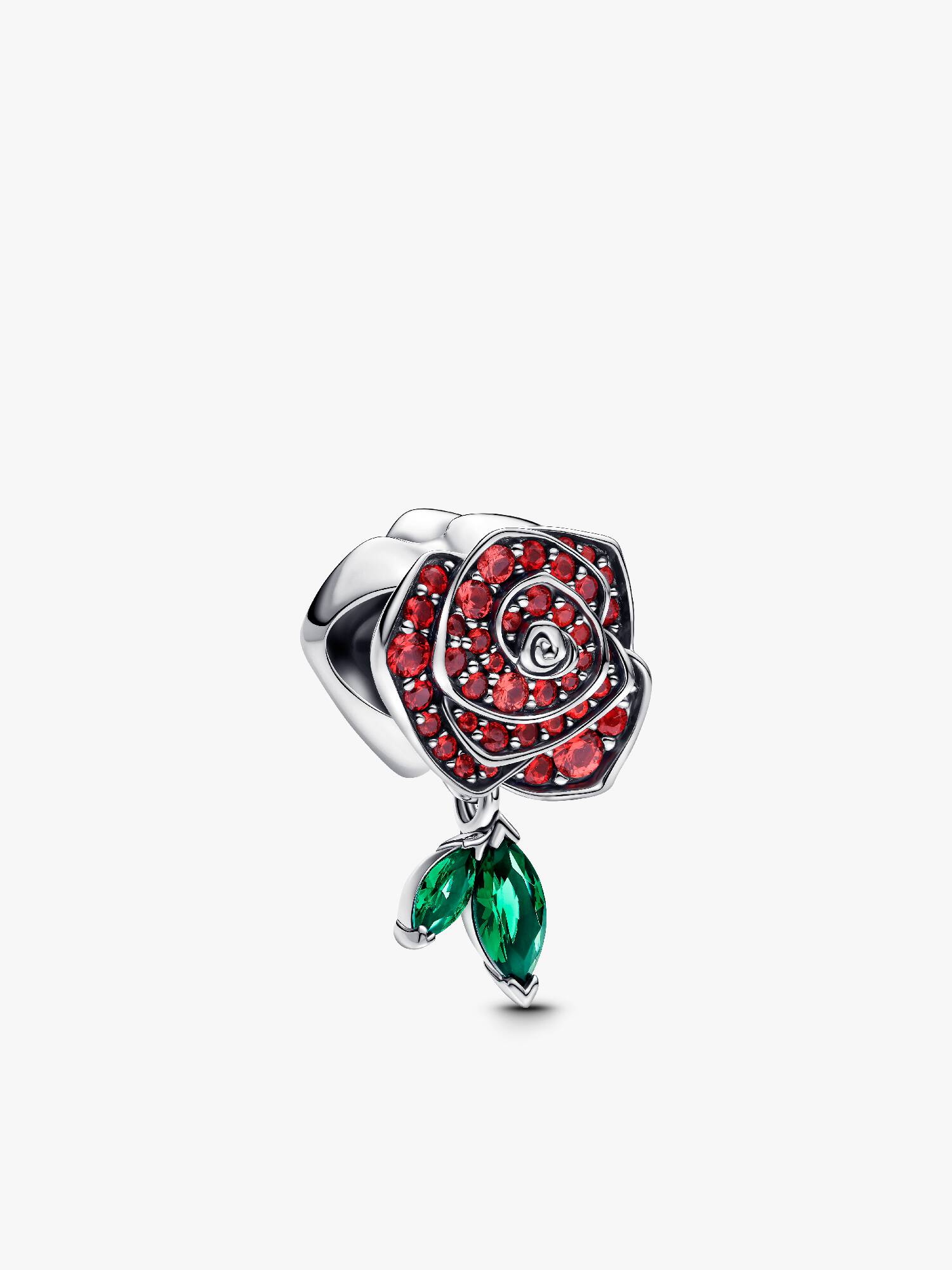 Charm Rosa Scintillante Rossa