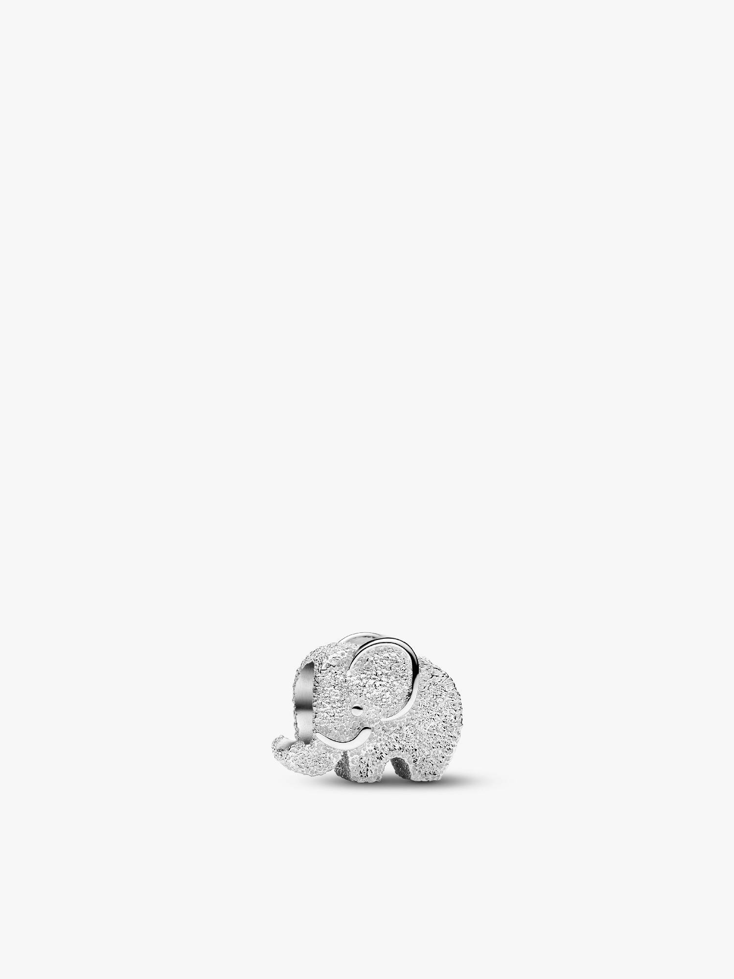 Mini Charm Elefante effetto diamantato