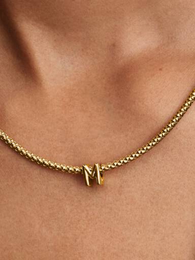 Charm Lettera M piccola