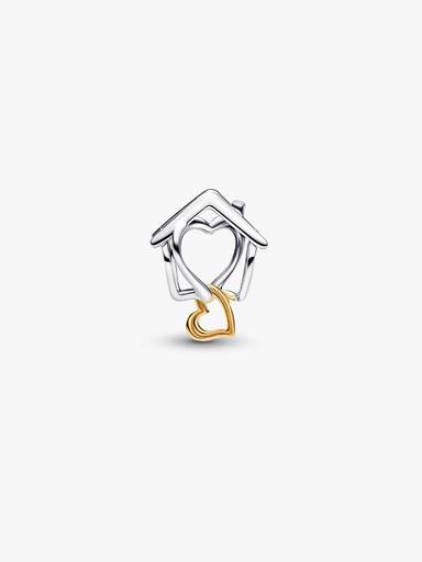 Charm Openwork Casa "With You I'm Home"