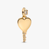 Charm Pendente Chiave a Cuore da incidere Charm Pendente Chiave a Cuore da incidere
