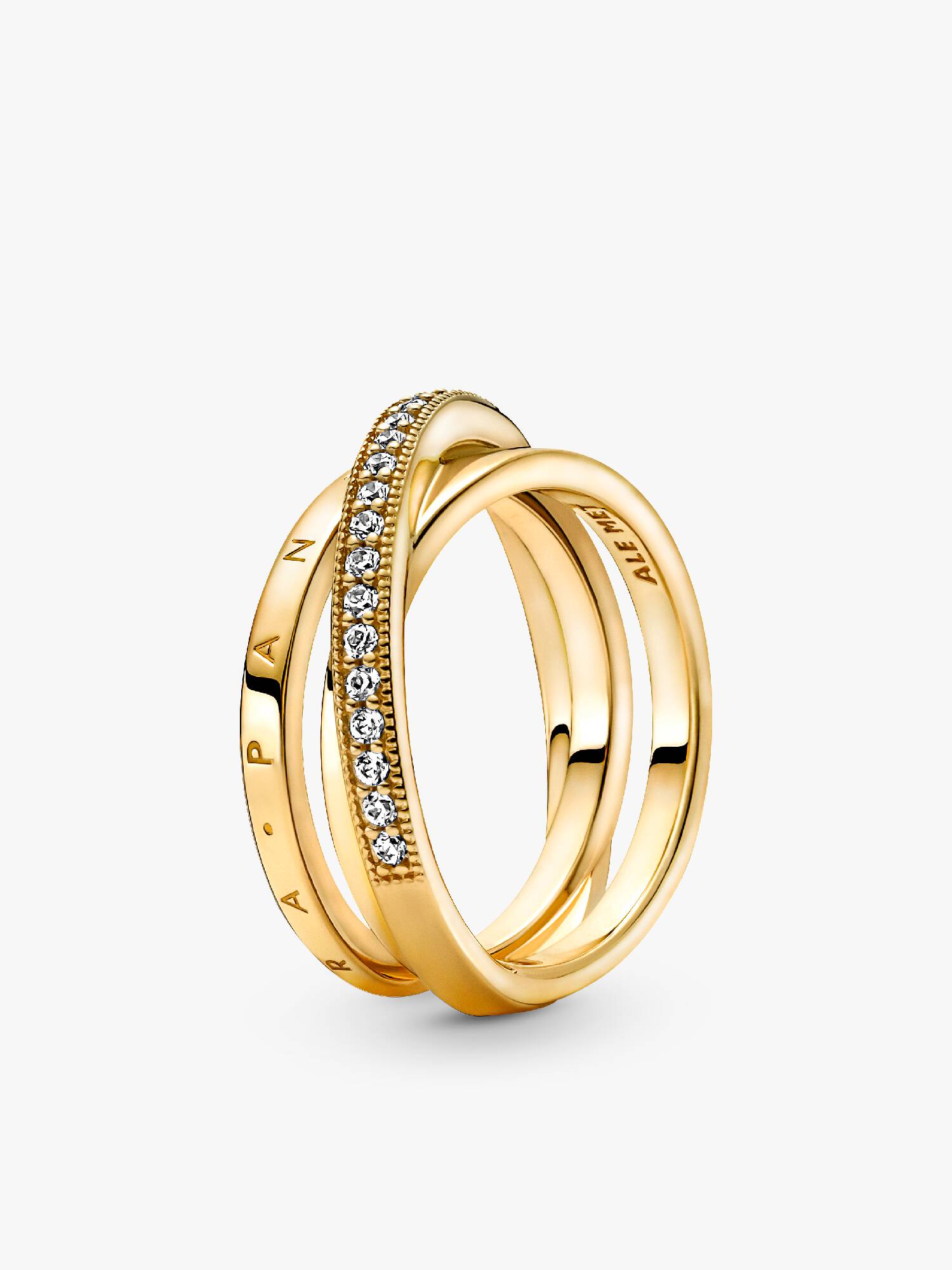 Anello Linee Intrecciate