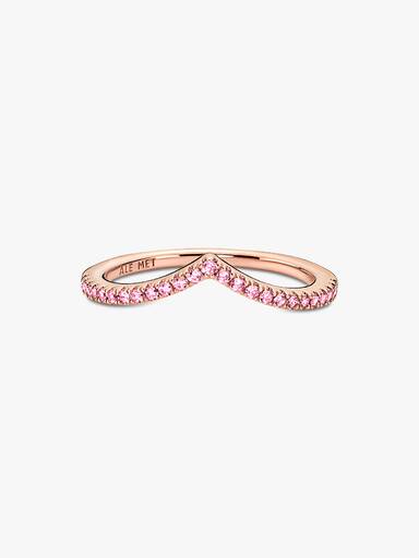 Anello Desiderio Scintillante Rosa