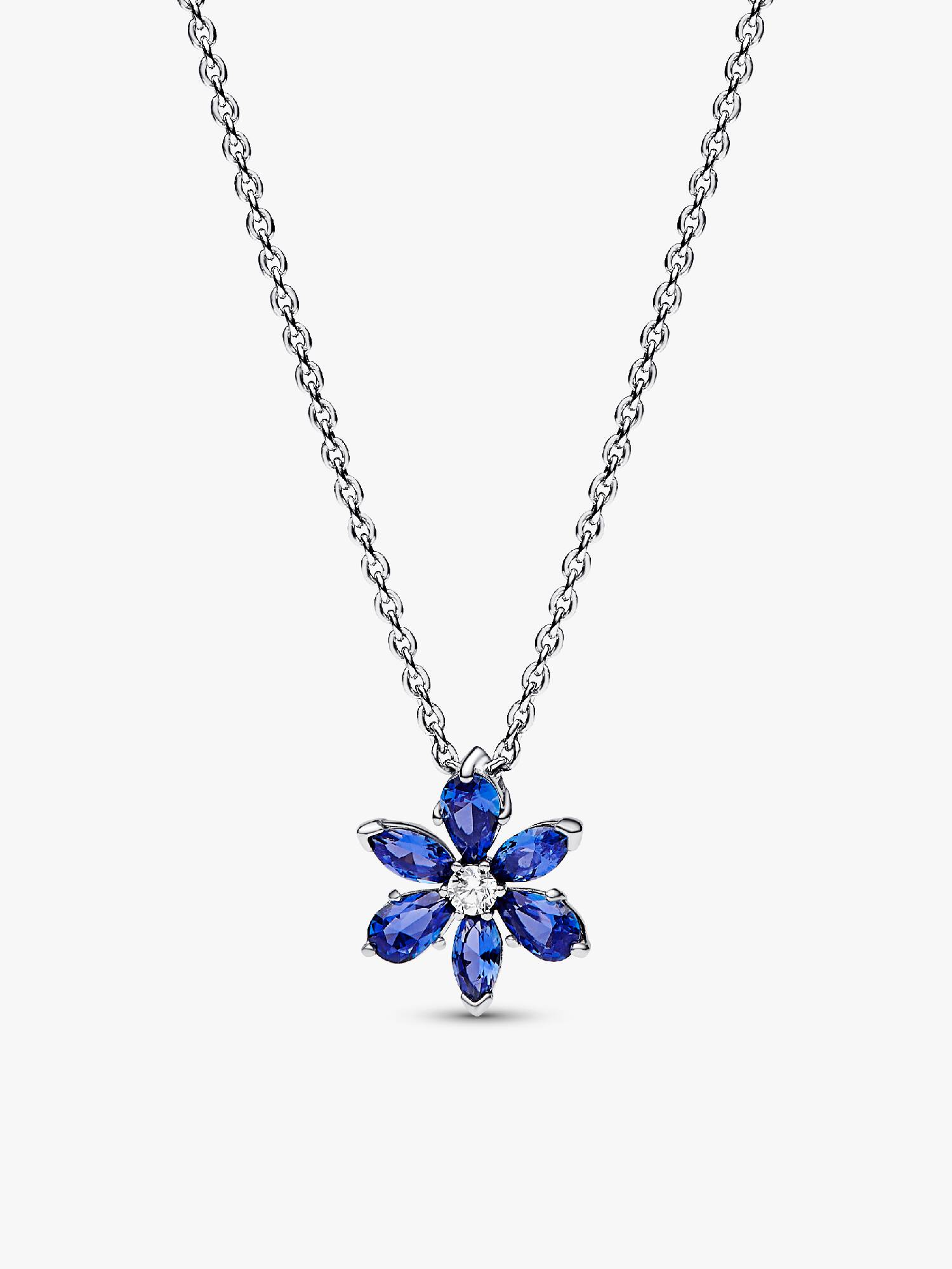 Collana Pendente Herbarium Fiore Blu
