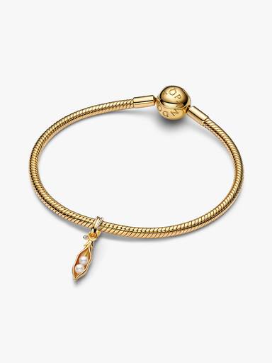 Charm Pendente Baccello con Perle Barocca d’Acqua Dolce Coltivata