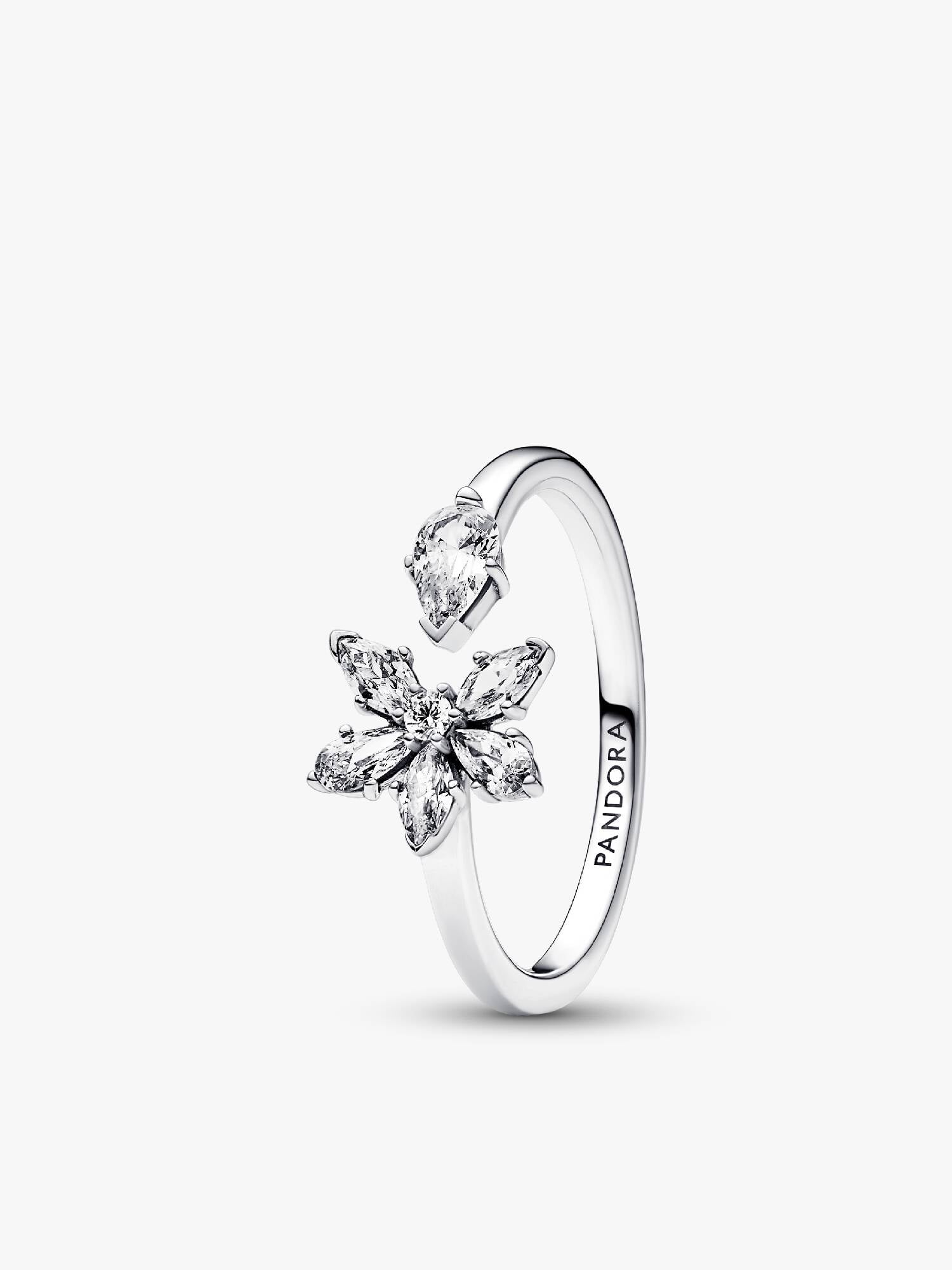 Anello Aperto Herbarium Fiore Luminoso
