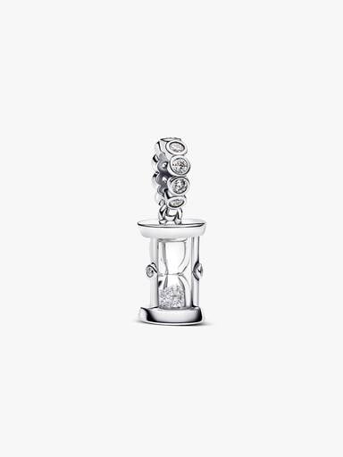 Charm Pendente Clessidra "Time is Precious"
