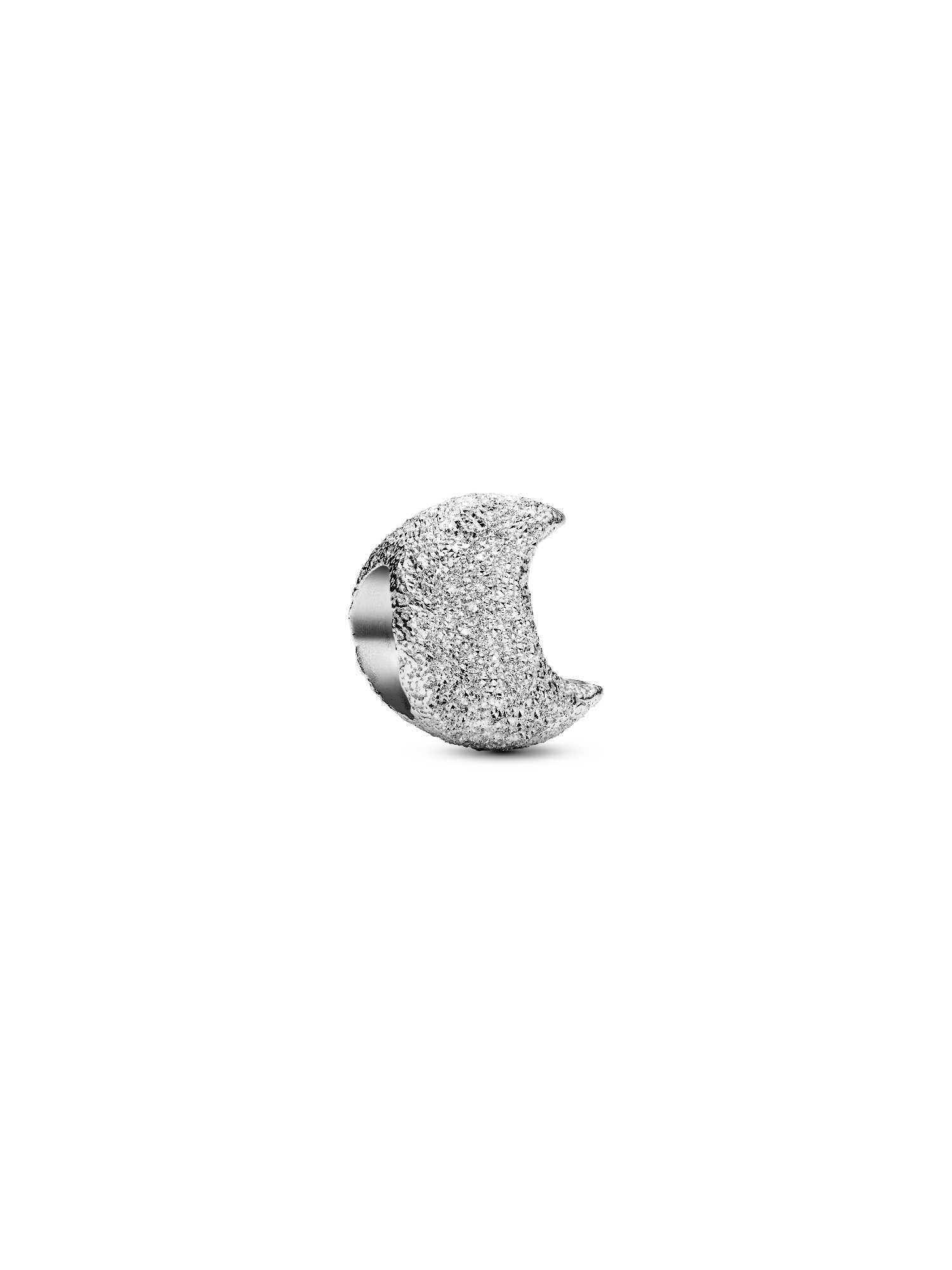 Mini Charm Luna effetto diamantato