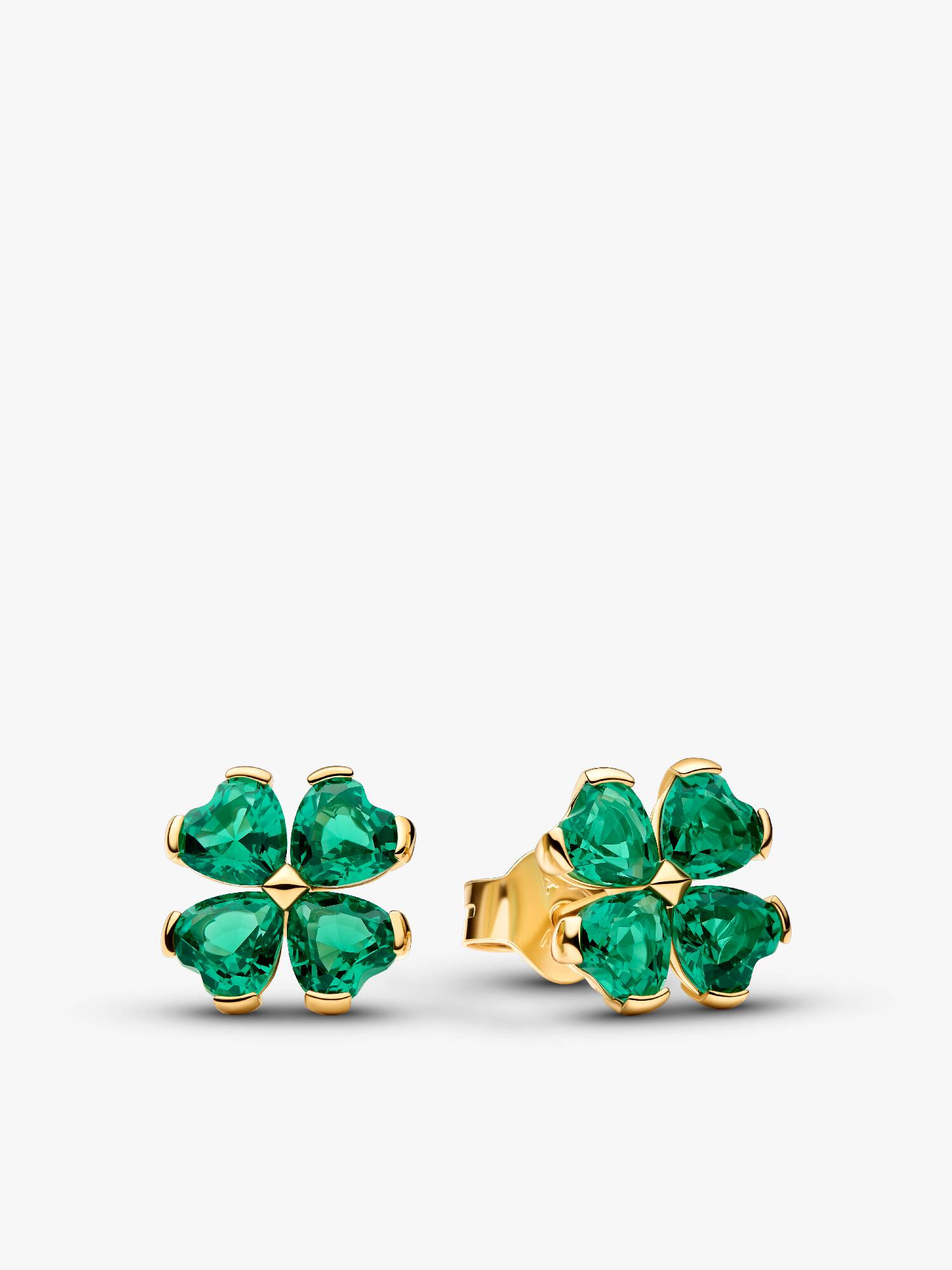Orecchini Quadrifoglio Verde
