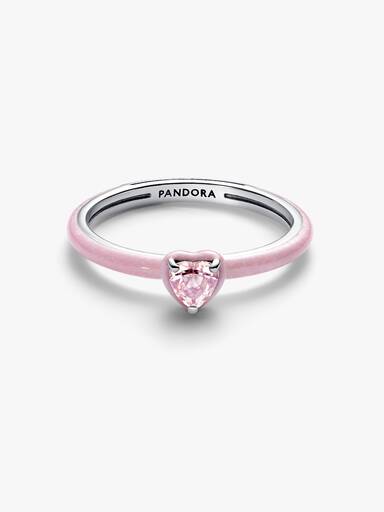 Anello Pink Chakra Heart Pandora ME