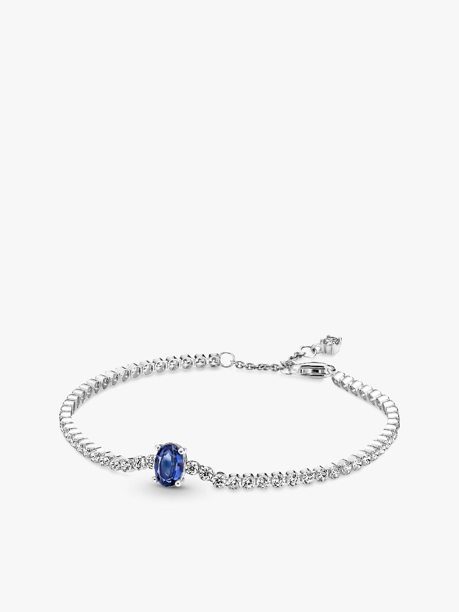 Bracciale Tennis con Pietra Blu