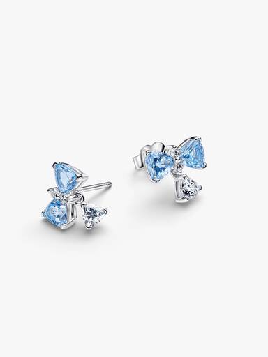 Bridgerton, Orecchini Fiocco Azzurro