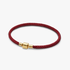 Bracciale in Corda Rossa con Chiusura a Barile Bracciale in Corda Rossa con Chiusura a Barile