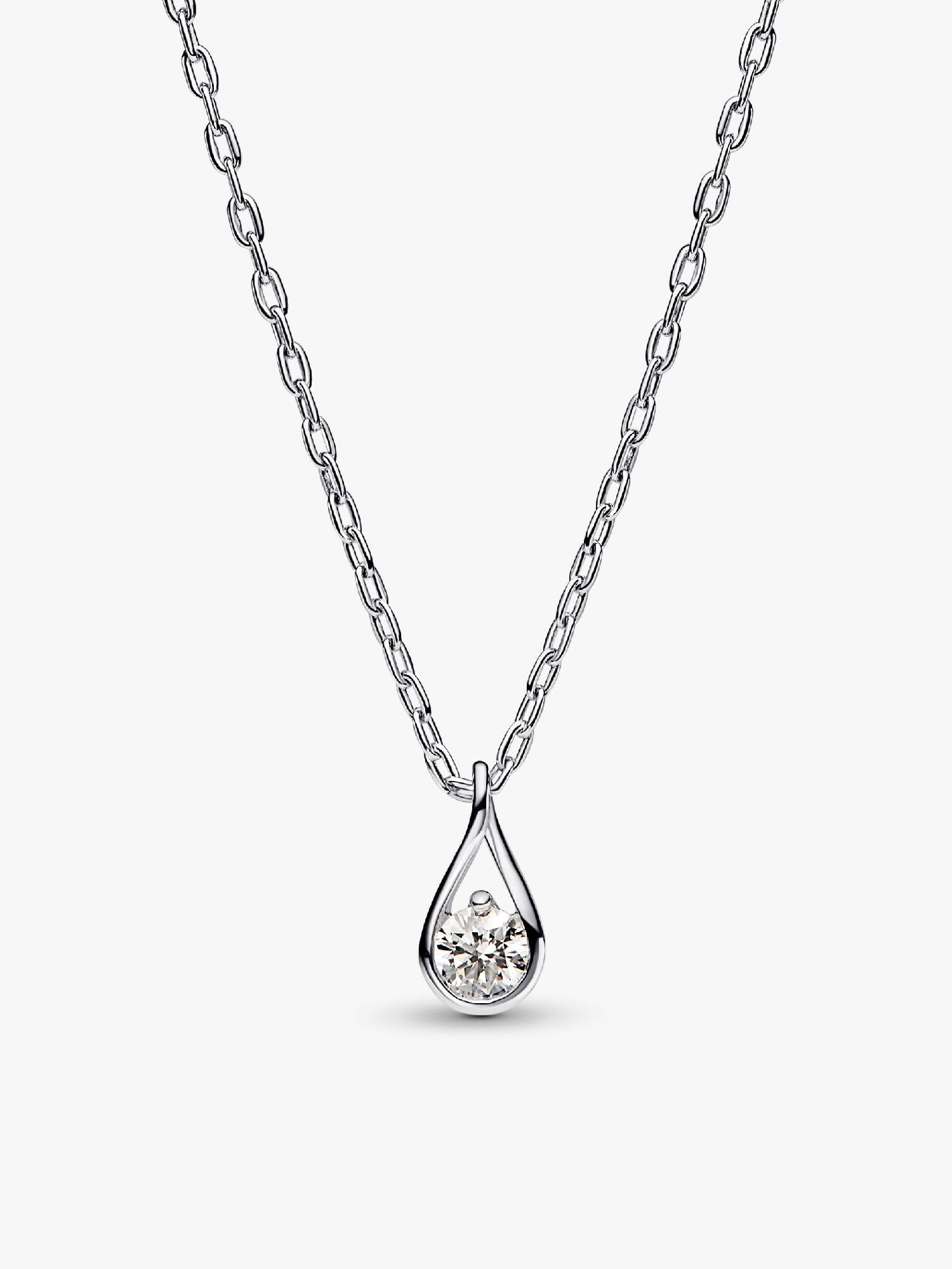 Collana Infinite con diamante creato in laboratorio
