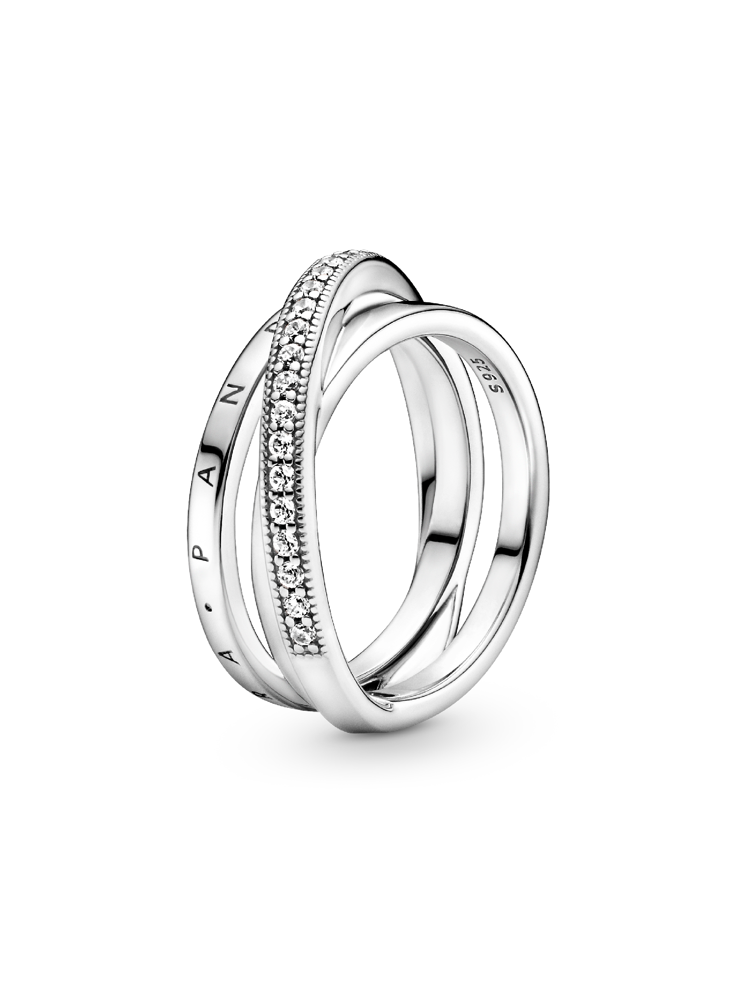 Anello Linee Intrecciate