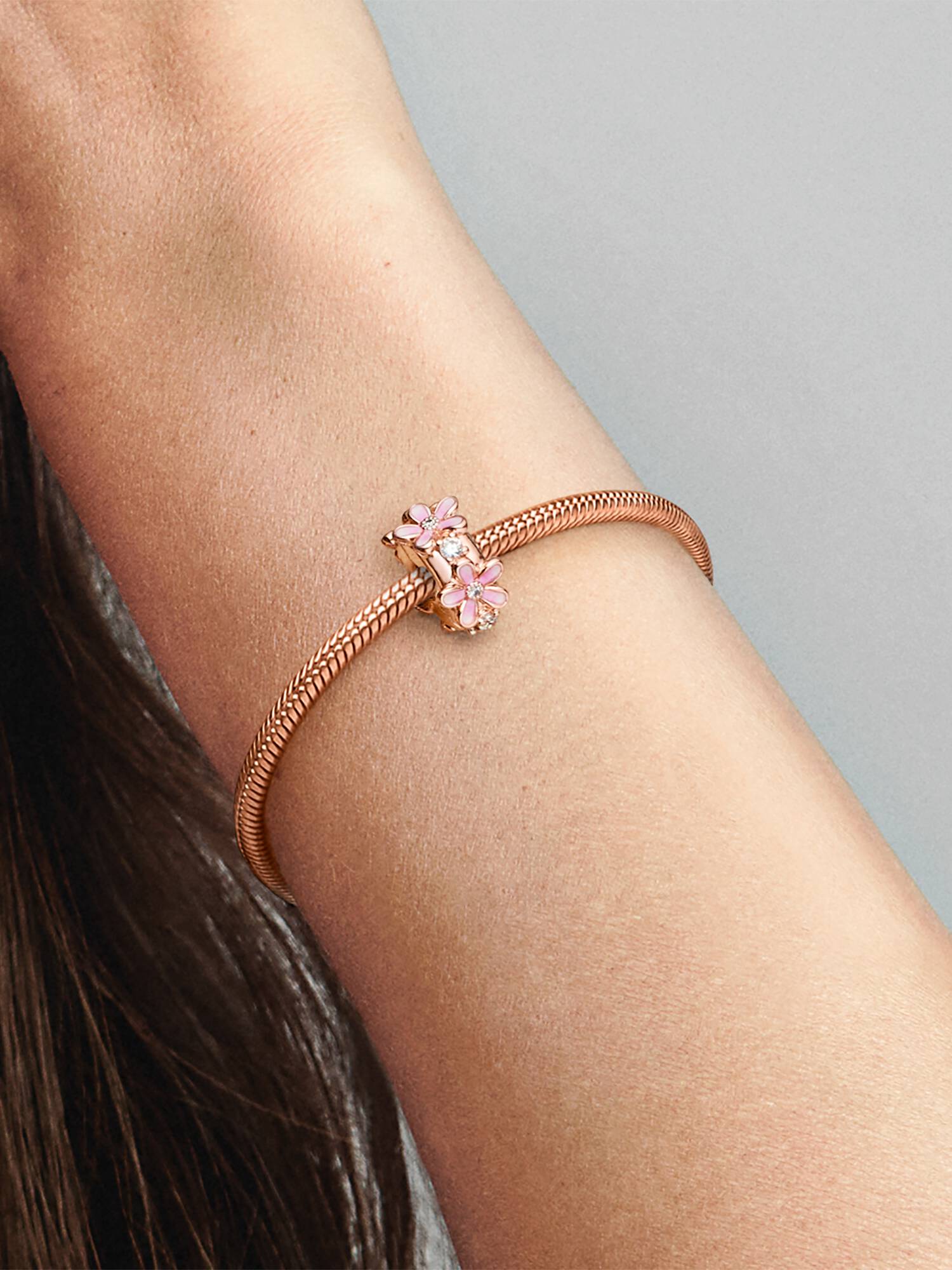 Clip Margherita rosa