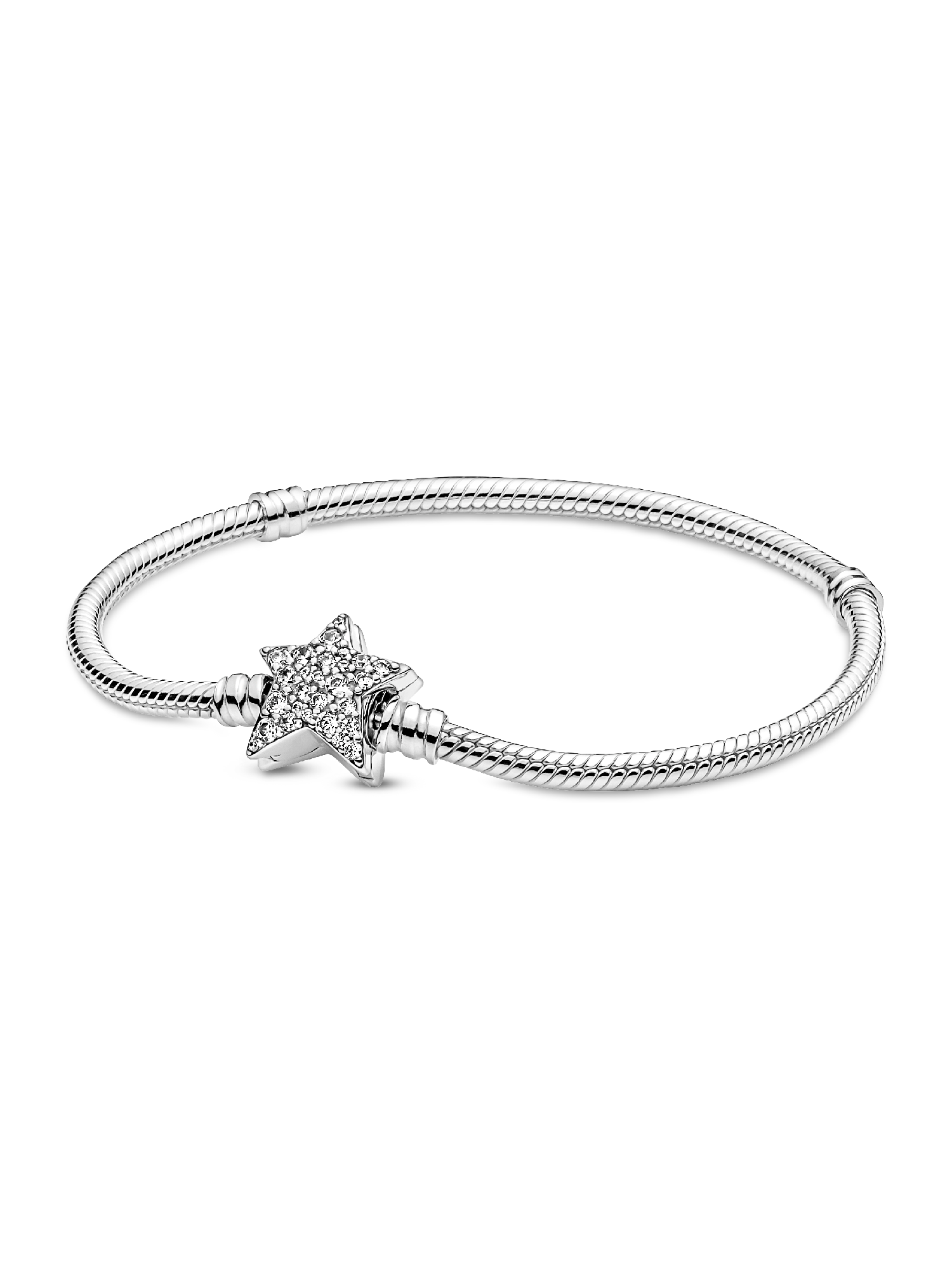 Bracciale Moments con Chiusura Stella Luminosa