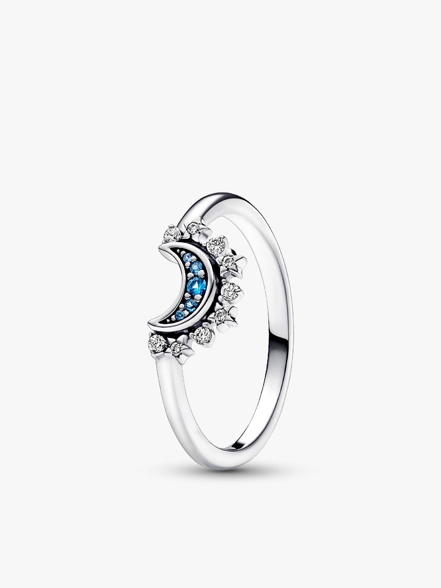 Anello Luna Pietre Blu