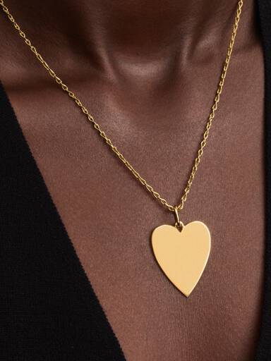 Charm Pendente Cuore Grande da incidere