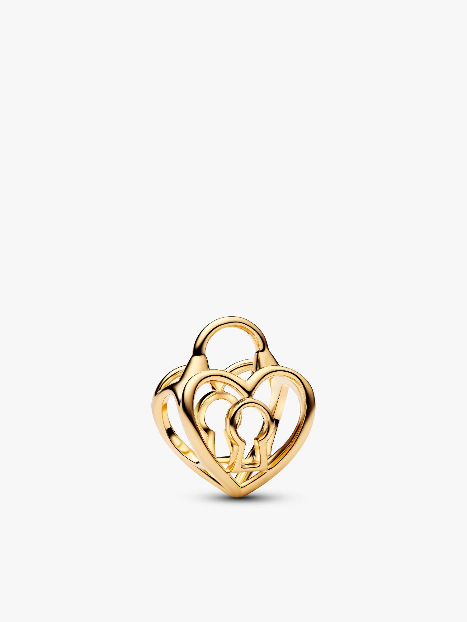 Charm Openwork Lucchetto Cuore