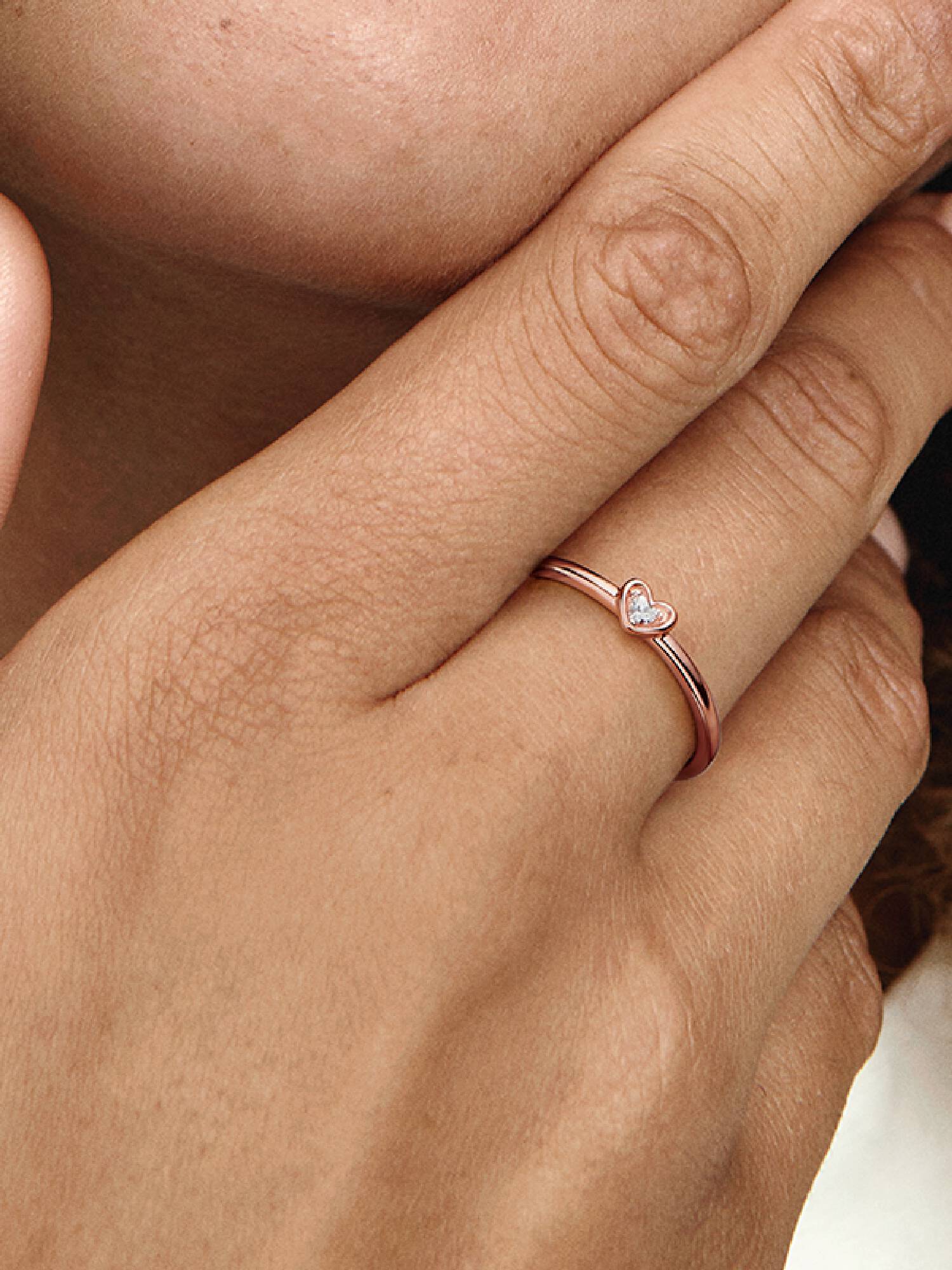 Anello Cuore Splendente