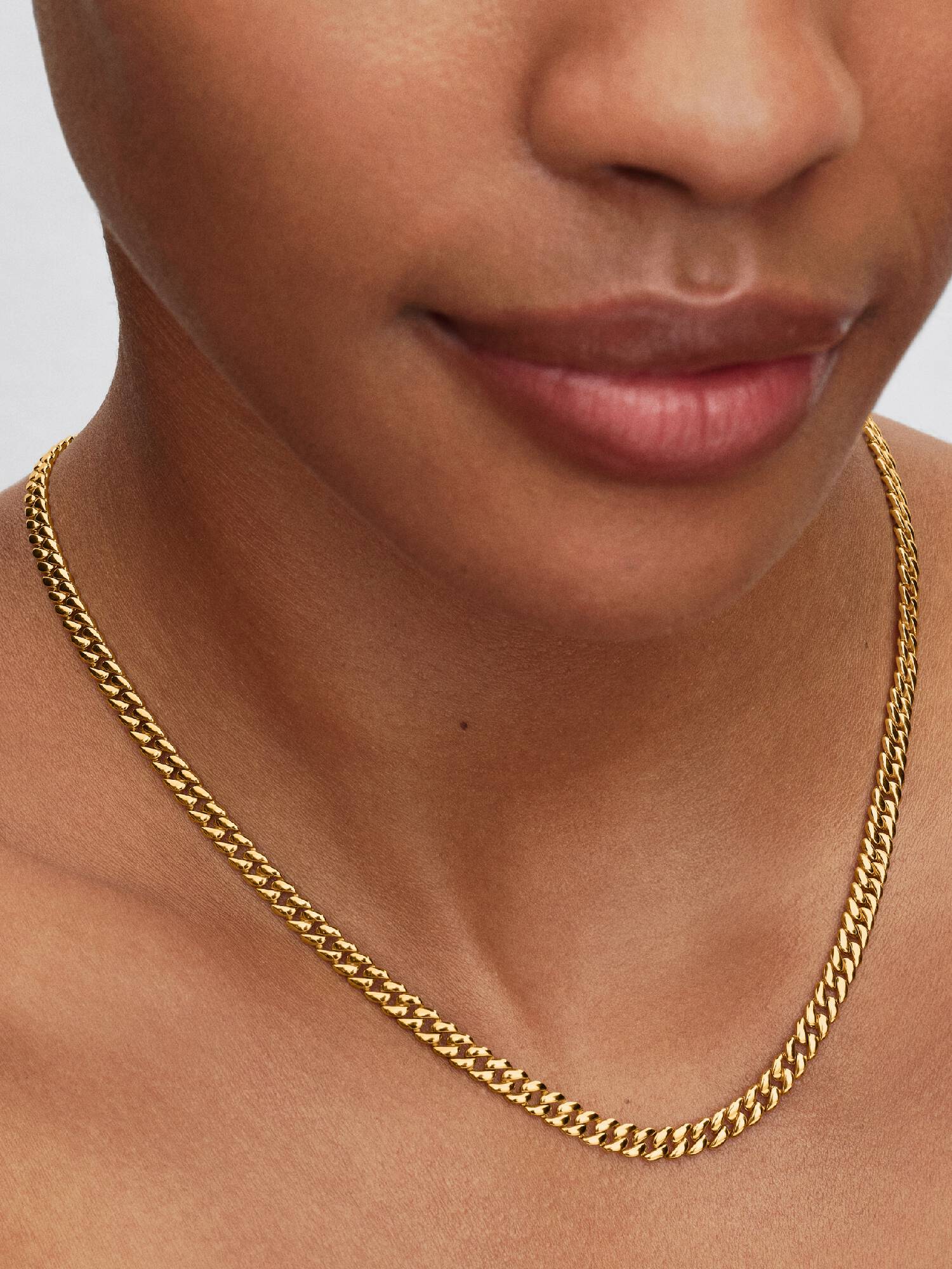 Collana Catena Maglia Cubana