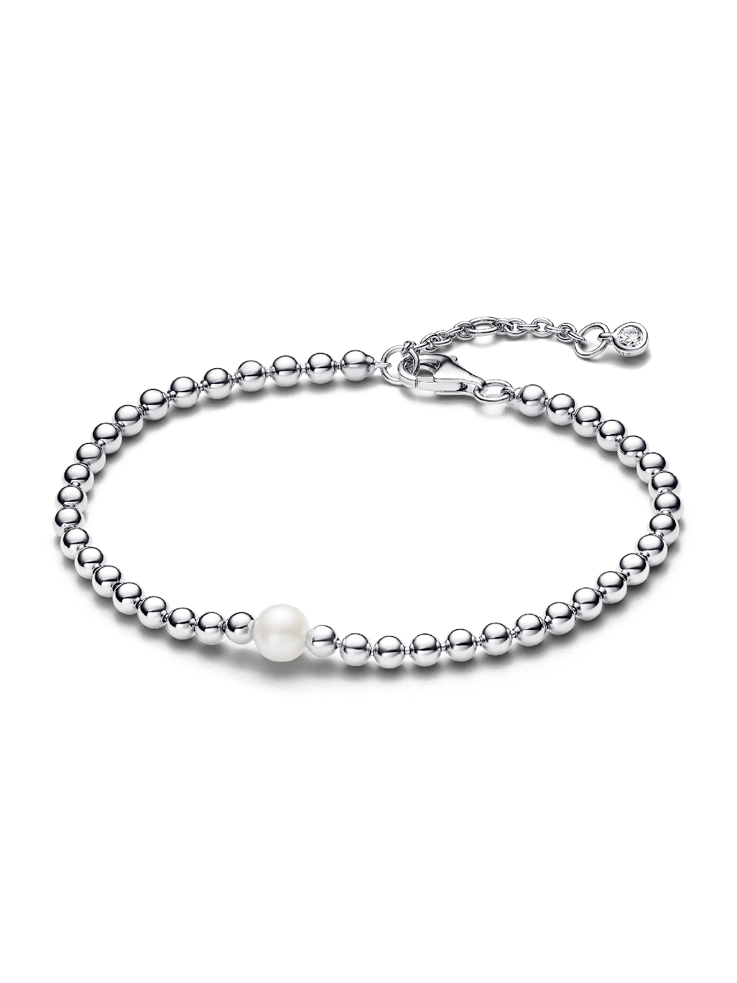 Bracciale In Argento Sterling 925 Con Perle Coltivate D'Acqua Dolce - Gloria Jewelry, Made In Spain, 20 Cm, Regalo In Astuccio - 5