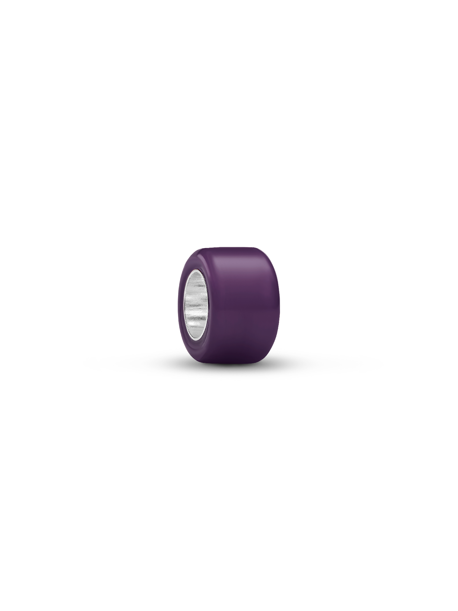 Mini Charm Vetro di Murano Viola