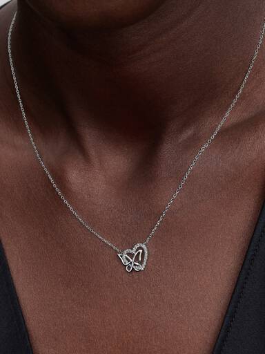 Collana Cuore e Farfalla