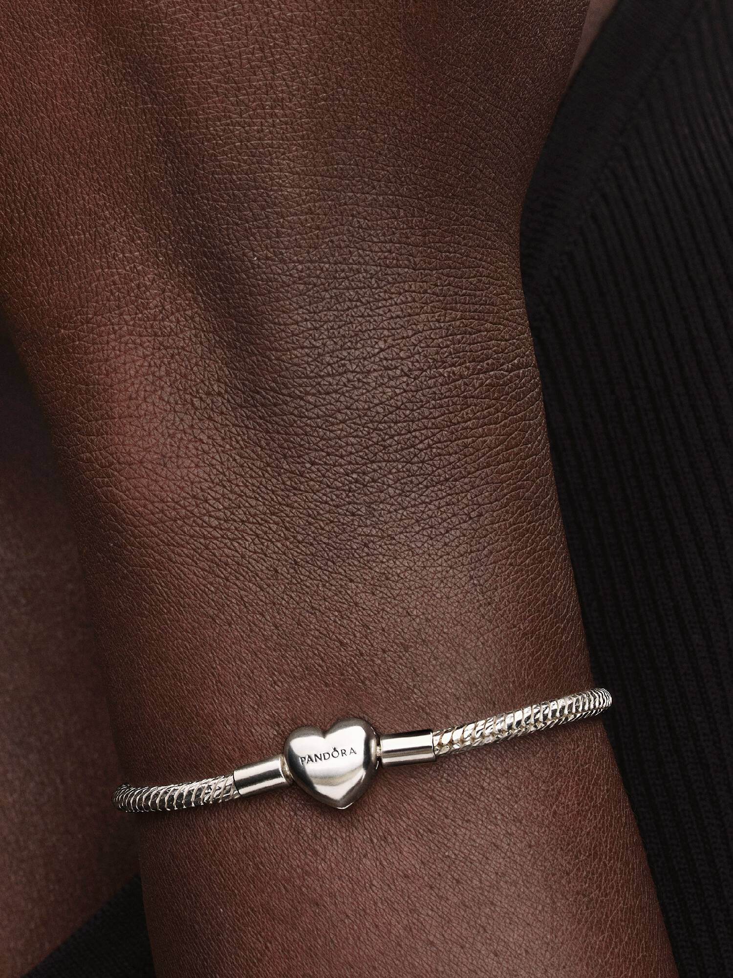 Bracciale Maglia Snake Sfaccettata con Chiusura a Cuore da Incidere