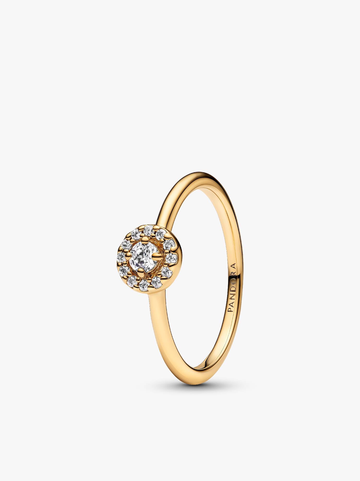 Anello Punto Luce e Pavè
