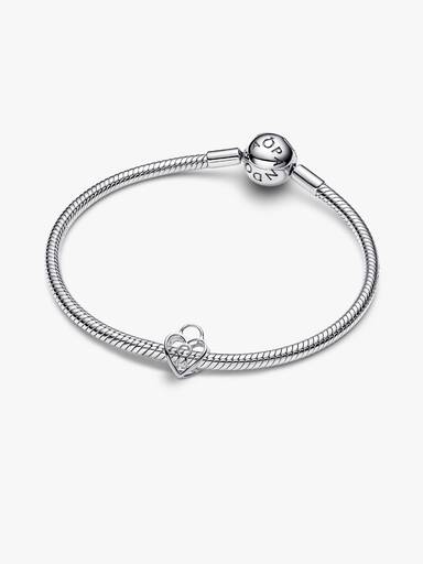 Charm Openwork Lucchetto Cuore