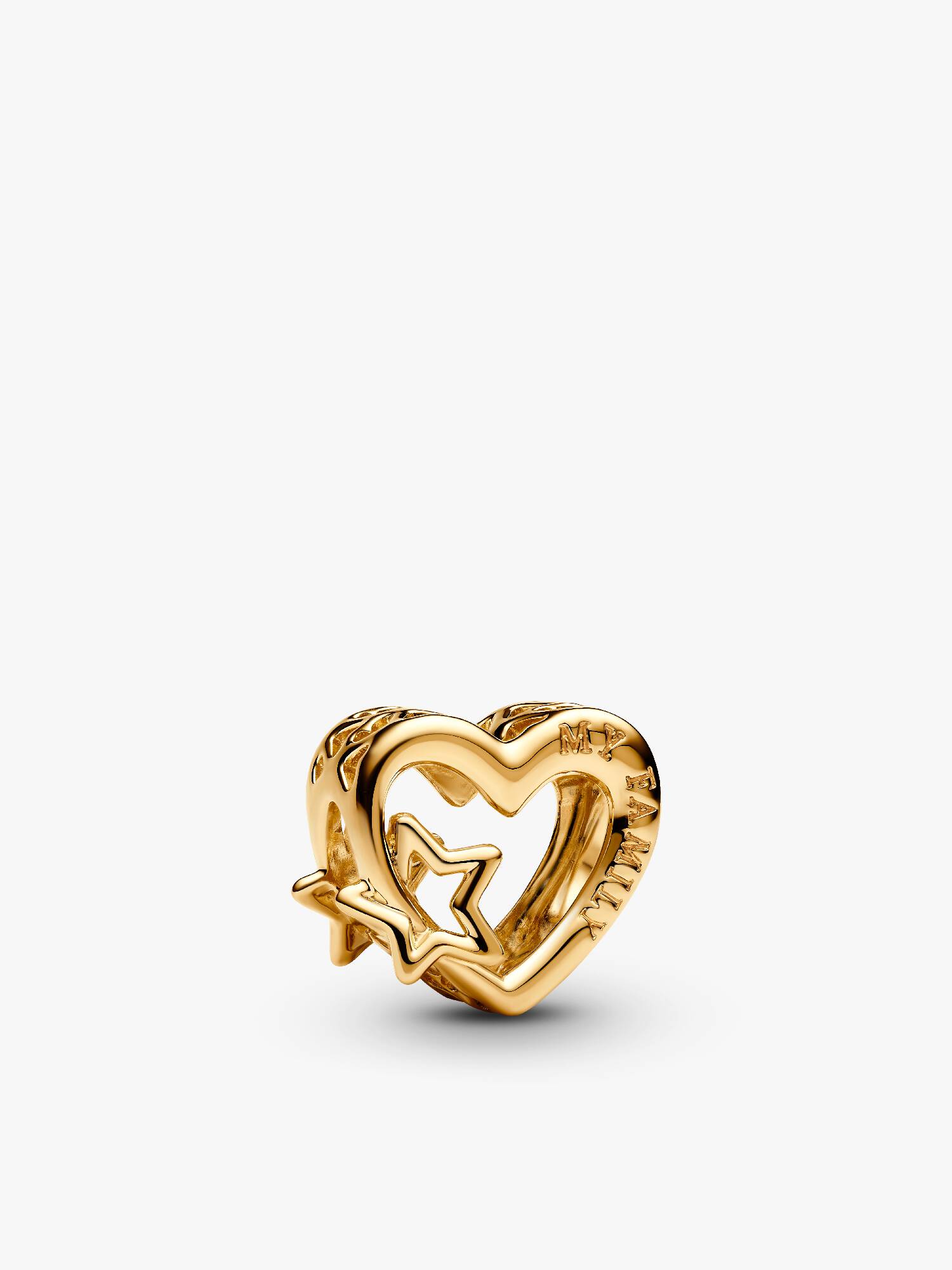 Charm Openwork Cuore con stella