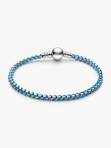 Bracciale Intreccio Tessuto Turchese