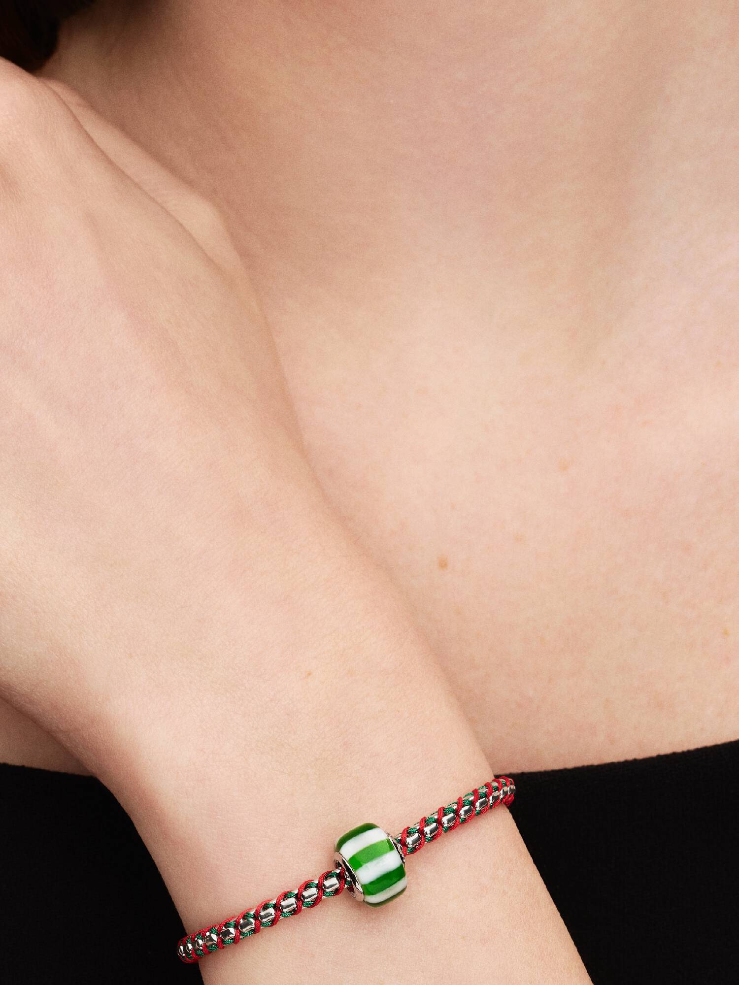Charm Mini Vetro di Murano Caramella Verde